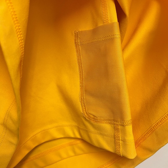 Girlfriend Collective Yellow Athletic Skort - Picture 7 of 9